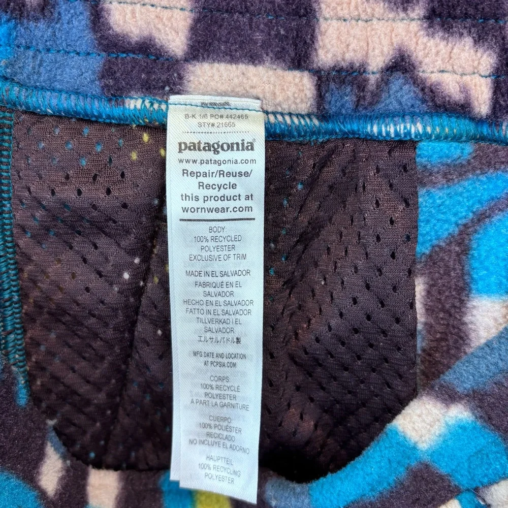 *RARE* Patagonia Men’s Synchilla Printed Fleece Pants - XS - Picture 7 of 8